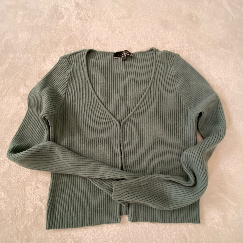 Blue Blush Sweater Size L Color Green - Picture 6 of 8